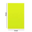 Thin Sized Plain Fluorescent Dyglo Cards