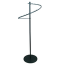 Black Spiral Clothes Rail Display Stand