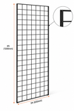 black grid panels