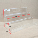 Small 3 tier acrylic with lip