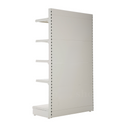 Jura White End Promotion Unit Retail Gondola Shelving - H210cm X W66.5cm