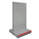 Retail Slatwall Back Panel Shelving Unit - H210cm X W125cm