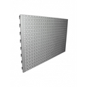 Silver Perforated Back Panel For Retail Shelving - H40cm