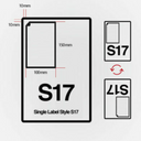 S17 A4 Integrated Labels - Box of 1000