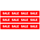 SALE SALE SALE Poster Window Display Sign- Pack of 3