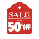 SALE UP TO 50% OFF Double-Sided Hanging Sign