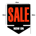 Arrow SALE NOW ON Double-Sided Hanging Sign