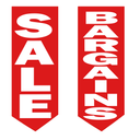 SALE/BARGAINS Double-Sided Hanging Sign