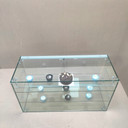 New Heavy Duty Countertop Ambient Glass Sweet Food Display Cabinet Case