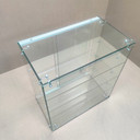 4Tier Heavy Duty Countertop Ambient Glass Sweet Food Display Cabinet Case