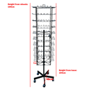 Black Keyring Shop Display Spinner Stand