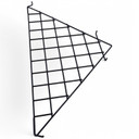 Triangular Shelf For Grid Mesh Panels