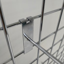 2" Grid Mesh Single Prong Hooks Shop Display (2 Inch)