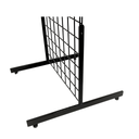 New 4ft Black Grid Panel - Heavy Duty Mesh with T-Leg for durable displays