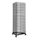 6ft Black Three-Way Grid Mesh Stand