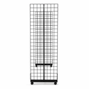 7ft black Grid Mesh 'H' Stand Gondola Stand