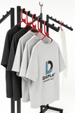Heavy Duty 6-Way Waterfall Arm Clothing Rail – Adjustable Retail Display Stand on Wheels Adjustable Black Retail Display Stand with Castors & Brakes
