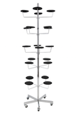 5-Tier Hat Display Stand - 20 Millinery Arms