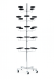 5-Tier Hat Display Stand - 20 Millinery Arms