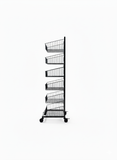 Black  Heavy Duty 6 Tier Stackable Display Basket