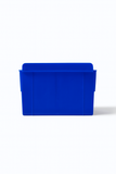Slatwall Storbox Stackable Plastic Storage Bin – White / Clear / Red / Blue