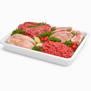 Heavy Duty Plastic Butcher Tray – Meat & Deli Display Tray (White)