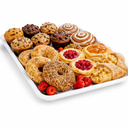 Heavy Duty Plastic Bakery Display Tray – Pastry & Food Display Tray (White)