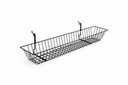 H-Shape Grid Mesh Gondola Display Stand with Baskets & Wheels – Double-Sided Retail Gridwall Merchandiser
