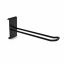 6ft Black Grid Mesh 'H' Stand Gondola Stand With 352x Euro Hooks
