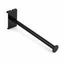 Black Forward Arm with Round End for Grid Mesh Panels