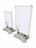 A1 & A0 Waterbase Pavement Sign – Black & Grey Outdoor Poster Display