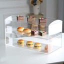 Acrylic Bakery Pastry Display Case Stand Cabinet Cakes Donuts Cupcakes Pastries