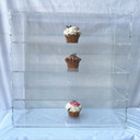 Acrylic Bakery Pastry Display Case Stand Cabinet Cakes Donuts Cupcakes Pastries