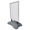 Heavy Duty Silver Pavement Sign Waterbase A-board, Outdoor Poster Display Stand