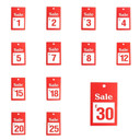 500x Sale Cards Reduced Price Tagging Gun Card Pricing Gun Hanger Swing Tickets