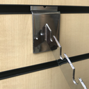 Slatwall Notched Waterfall Arm For Retail Clothes Display