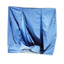 Blue Clothes Garment Rail Protective Waterproof Nylon Zipped Cover