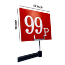 Red Display Cards Signs - 99p