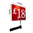 Red Display Cards Signs - £18