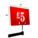 Red Display Cards Signs - £5