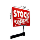 Red Display Cards Signs - Stock Clearance