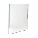 Easy Access Acrylic Poster Holder Retail Shop Window Wire Cable Display Stand