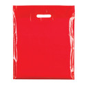 Plastic Plain Red Carrier Bags