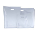 100x Plastic See Through Carrier Bags