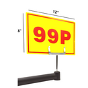 Yellow & Red Sale Sign - 99p