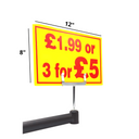 Yellow & Red Sale Sign - £1.99 or 3 for £5