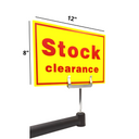 Yellow & Red Sale Sign - Stock clearance