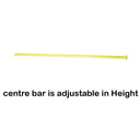 Centre Bar For Garment Clothes Yellow  Rail Sizes  3ft 4ft 5ft 6ft