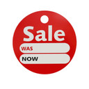 100x Round Sale Reduce Special Offer Card Hanger Swing Sale Was Now Ticket