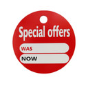 100x Round Sale Reduce Special Offer Card Hanger Swing Special OfferTicket